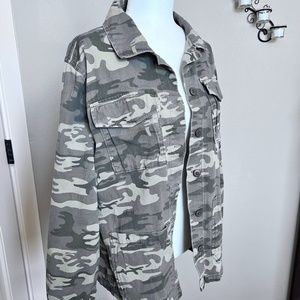 Sanctuary Camo Military Style Jacket XL
